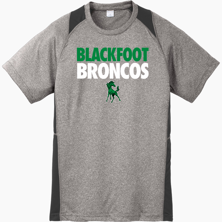 Blackfoot Broncos Sport-Tek Youth Short Sleeve Colorblock Contender Tee