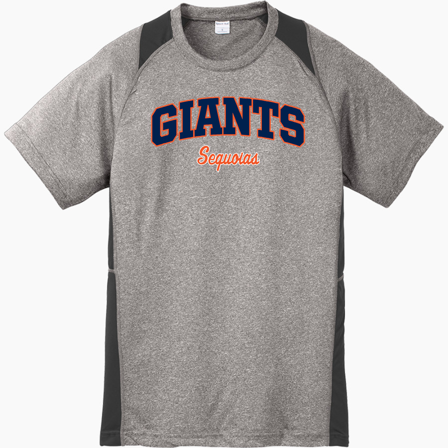 Sequoias Giants <span class="pdp-name-mascot">College of the Sequoias</span> Sport-Tek Youth Short Sleeve Colorblock Contender Tee