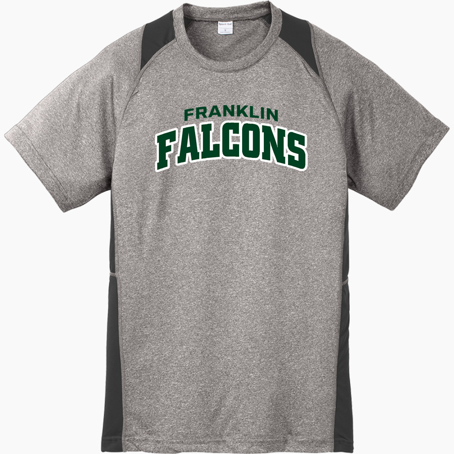 Franklin Falcons Sport-Tek Youth Short Sleeve Colorblock Contender Tee