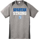NORTH GREENE HIGH SCHOOL SPARTANS <span class="pdp-name-mascot">NORTH GREENE SPARTANS</span> Sport-Tek Youth Short Sleeve Colorblock Contender Tee Front Thumbnail