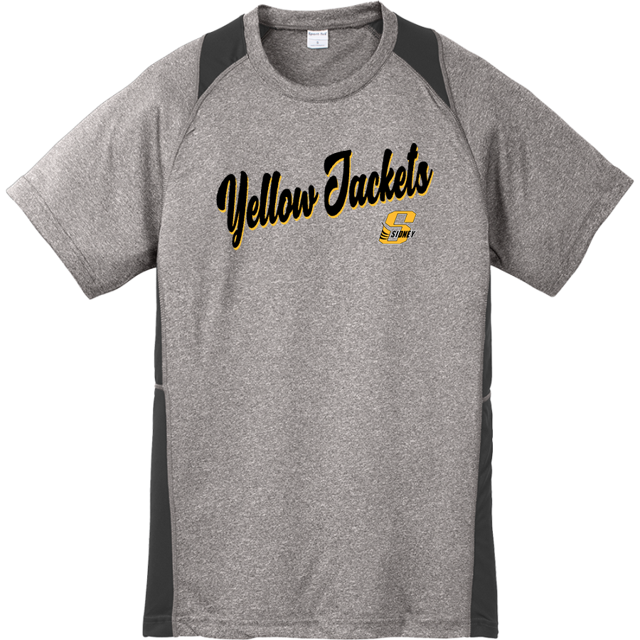 SIDNEY HIGH SCHOOL YELLOW JACKETS <span class="pdp-name-mascot">SIDNEY YELLOW JACKETS</span> Sport-Tek Youth Short Sleeve Colorblock Contender Tee