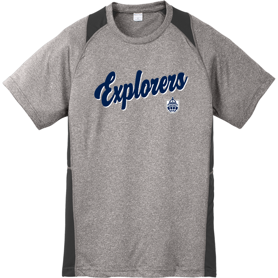 Barton Explorers <span class="pdp-name-mascot">Barton Academy Explorers</span> Sport-Tek Youth Short Sleeve Colorblock Contender Tee