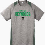 REYNOLDS HIGH SCHOOL RAIDERS <span class="pdp-name-mascot">REYNOLDS RAIDERS</span> Sport-Tek Youth Short Sleeve Colorblock Contender Tee Front Thumbnail