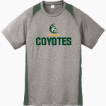 Cypress Creek Coyotes <span class="pdp-name-mascot">Cypress Creek Coyotes</span> Sport-Tek Youth Short Sleeve Colorblock Contender Tee Front Thumbnail