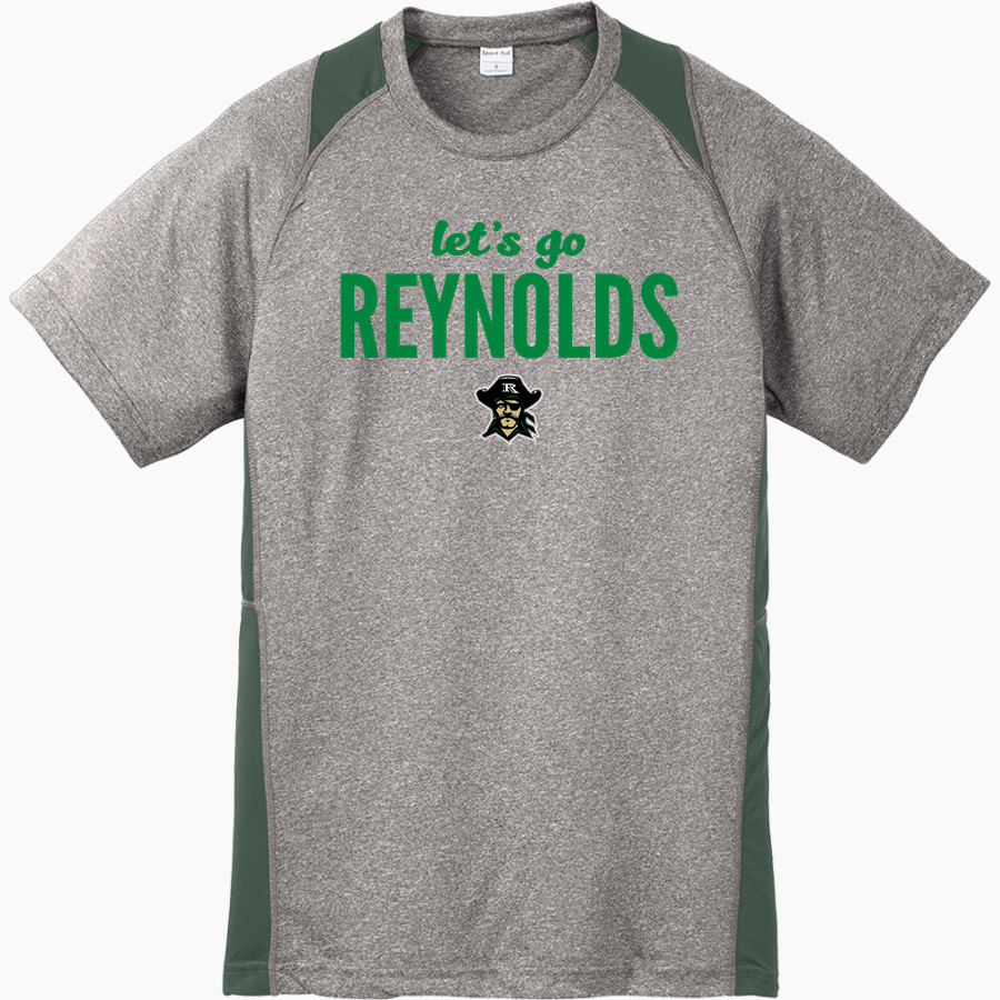 REYNOLDS HIGH SCHOOL RAIDERS <span class="pdp-name-mascot">REYNOLDS RAIDERS</span> Sport-Tek Youth Short Sleeve Colorblock Contender Tee