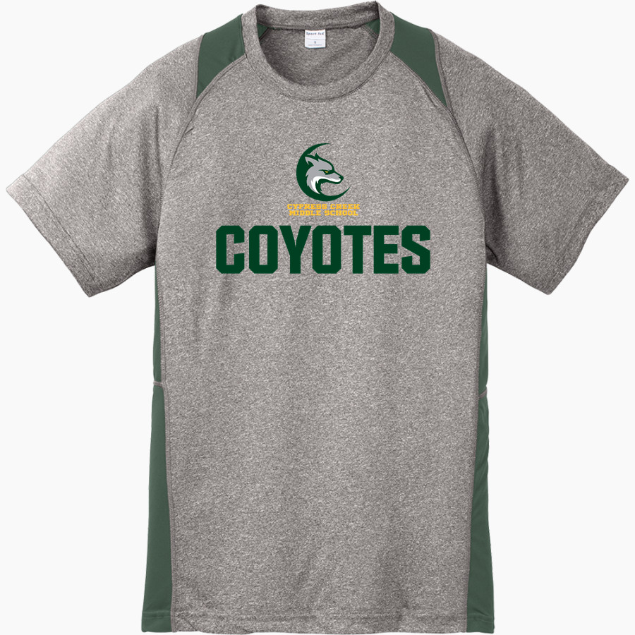 Cypress Creek Coyotes <span class="pdp-name-mascot">Cypress Creek Coyotes</span> Sport-Tek Youth Short Sleeve Colorblock Contender Tee