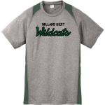 Millard West Wildcats <span class="pdp-name-mascot">Millard West Wildcats</span> Sport-Tek Youth Short Sleeve Colorblock Contender Tee Front Thumbnail