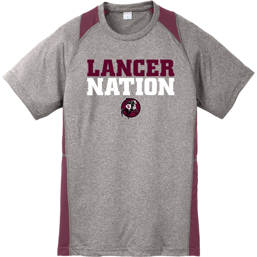 ELBA CENTRAL SCHOOL LANCERS <span class="pdp-name-mascot">ELBA LANCERS</span> Sport-Tek Youth Short Sleeve Colorblock Contender Tee