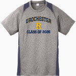 Rochester YellowJackets Sport-Tek Youth Short Sleeve Colorblock Contender Tee Front Thumbnail