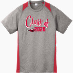 Valley Christian Vikings Sport-Tek Youth Short Sleeve Colorblock Contender Tee Front Thumbnail