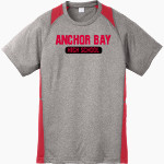 Anchor Bay Tars Tars <span class="pdp-name-mascot">Anchor Bay Tars</span> Sport-Tek Youth Short Sleeve Colorblock Contender Tee Front Thumbnail