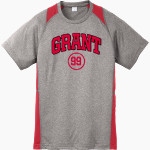 GRANT COMMUNITY HIGH SCHOOL BULLDOGS <span class="pdp-name-mascot">GRANT BULLDOGS</span> Sport-Tek Youth Short Sleeve Colorblock Contender Tee Front Thumbnail