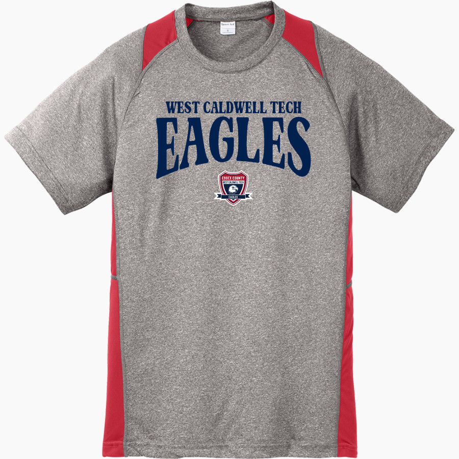 West Caldwell Tech Eagles <span class="pdp-name-mascot">West Caldwell Tech Eagles</span> Sport-Tek Youth Short Sleeve Colorblock Contender Tee