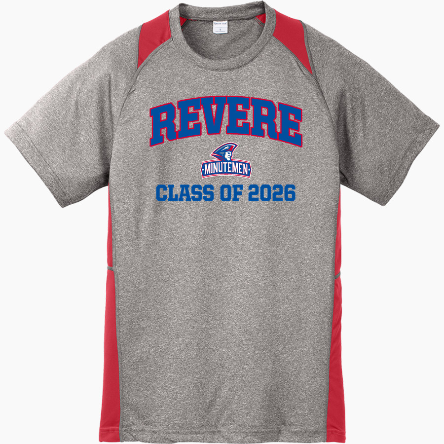 REVERE MINUTEMEN ONLINE STORE Sport-Tek Youth Short Sleeve Colorblock Contender Tee
