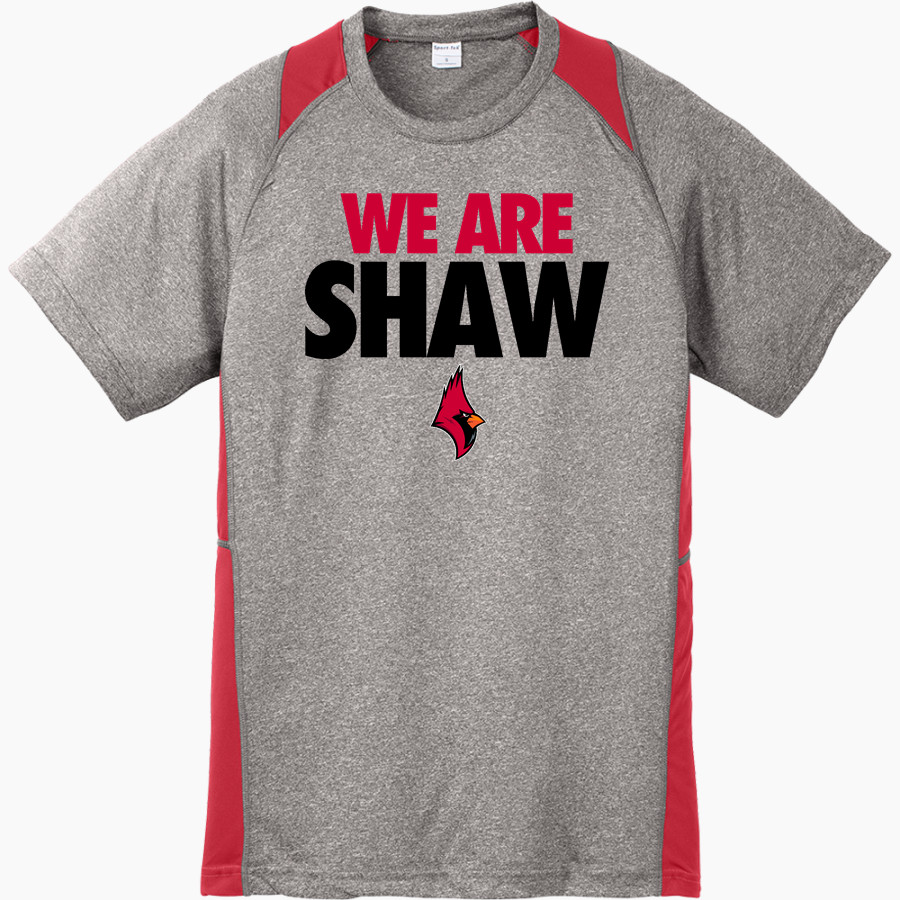 SHAW HIGH SCHOOL CARDINALS Sport-Tek Youth Short Sleeve Colorblock Contender Tee