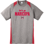 MARICOPA HIGH SCHOOL RAMS <span class="pdp-name-mascot">MARICOPA RAMS</span> Sport-Tek Youth Short Sleeve Colorblock Contender Tee Front Thumbnail