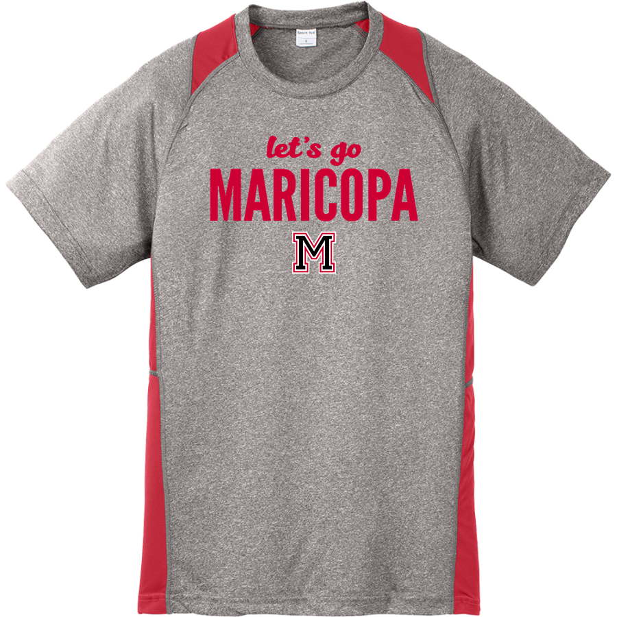 MARICOPA HIGH SCHOOL RAMS <span class="pdp-name-mascot">MARICOPA RAMS</span> Sport-Tek Youth Short Sleeve Colorblock Contender Tee