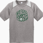 CROSS ROADS HIGH SCHOOL BOBCATS <span class="pdp-name-mascot">CROSS ROADS BOBCATS</span> Sport-Tek Youth Short Sleeve Colorblock Contender Tee Front Thumbnail