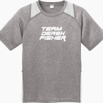 Be Better Foundation Team Derek Fisher Sport-Tek Youth Short Sleeve Colorblock Contender Tee Front Thumbnail