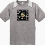 Manassas Park Cougars Sport-Tek Youth Short Sleeve Colorblock Contender Tee Front Thumbnail
