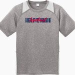 Bureau Of Fire Harrisburg Department <span class="pdp-name-mascot">Bureau Of Fire Harrisburg Department</span> Sport-Tek Youth Short Sleeve Colorblock Contender Tee Front Thumbnail