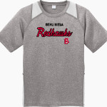 Benedictine University Mesa Redhawks Sport-Tek Youth Short Sleeve Colorblock Contender Tee Front Thumbnail