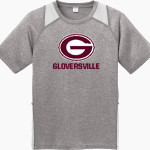 Gloversville High School Sport-Tek Youth Short Sleeve Colorblock Contender Tee Front Thumbnail