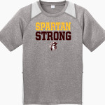 Roger Bacon Spartans <span class="pdp-name-mascot">Roger Bacon Spartans</span> Sport-Tek Youth Short Sleeve Colorblock Contender Tee Front Thumbnail