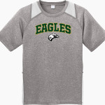 Fuentes Eagles Sport-Tek Youth Short Sleeve Colorblock Contender Tee Front Thumbnail