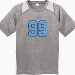 James Clemens Jets <span class="pdp-name-mascot">James Clemens Jets</span> Sport-Tek Youth Short Sleeve Colorblock Contender Tee Front Thumbnail
