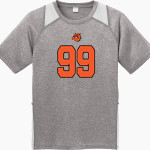 Scranton Bulldogs <span class="pdp-name-mascot">Scranton Middle School Bulldogs</span> Sport-Tek Youth Short Sleeve Colorblock Contender Tee Front Thumbnail