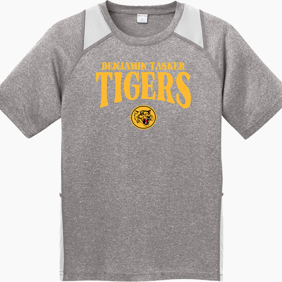Benjamin Tasker Tigers <span class="pdp-name-mascot">Benjamin Tasker M.s. Tigers</span> Sport-Tek Youth Short Sleeve Colorblock Contender Tee