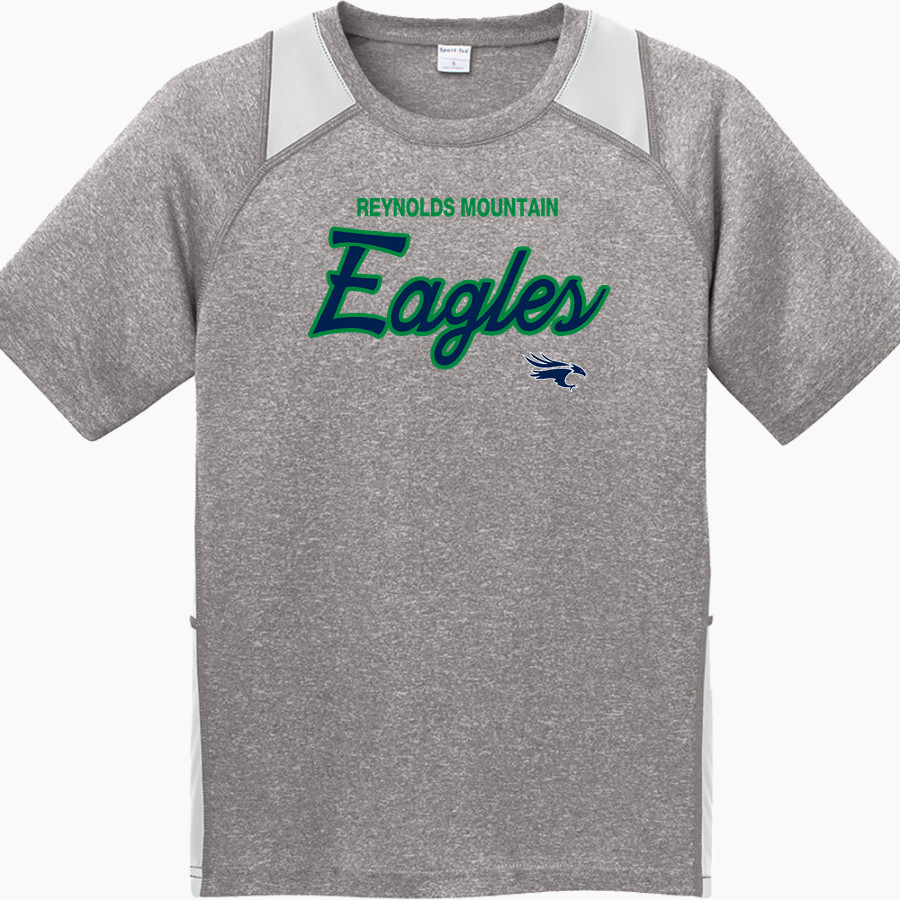 Reynolds Mountain Eagles Sport-Tek Youth Short Sleeve Colorblock Contender Tee