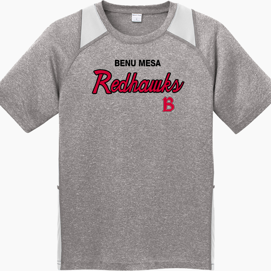 Benedictine University Mesa Redhawks Sport-Tek Youth Short Sleeve Colorblock Contender Tee