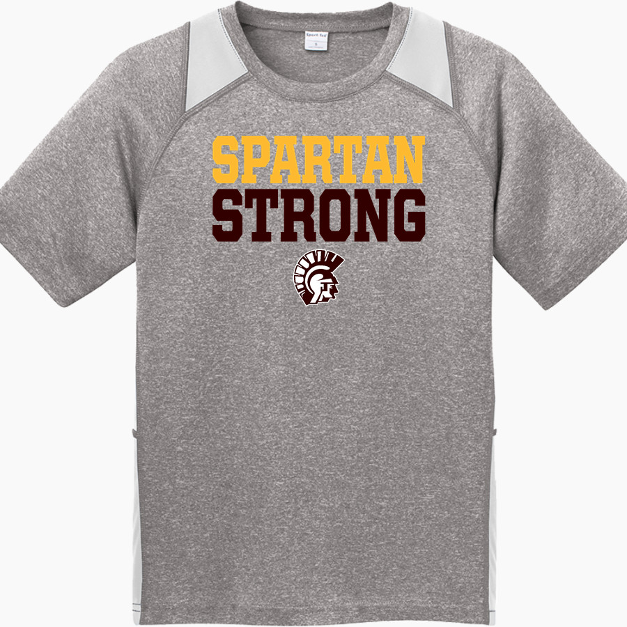 Roger Bacon Spartans <span class="pdp-name-mascot">Roger Bacon Spartans</span> Sport-Tek Youth Short Sleeve Colorblock Contender Tee