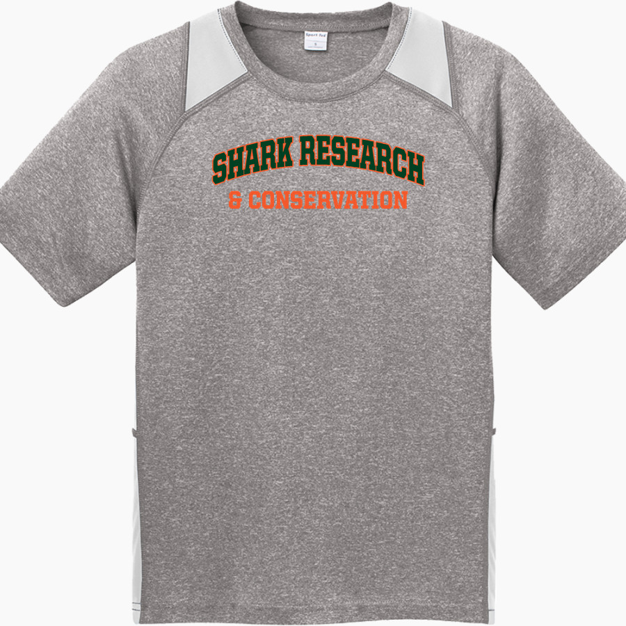 Shark Research & Conservation The Official Online Store Sport-Tek Youth Short Sleeve Colorblock Contender Tee