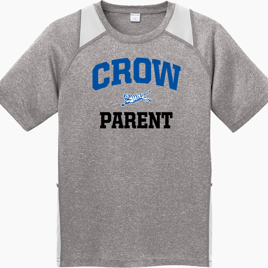 Crow Tigers Sport-Tek Youth Short Sleeve Colorblock Contender Tee