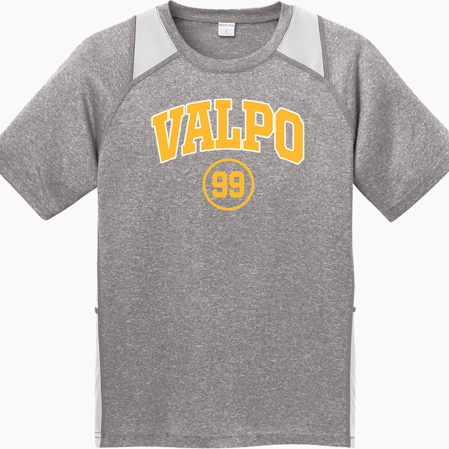 Valparaiso Beacons <span class="pdp-name-mascot">Valparaiso Beacons</span> Sport-Tek Youth Short Sleeve Colorblock Contender Tee