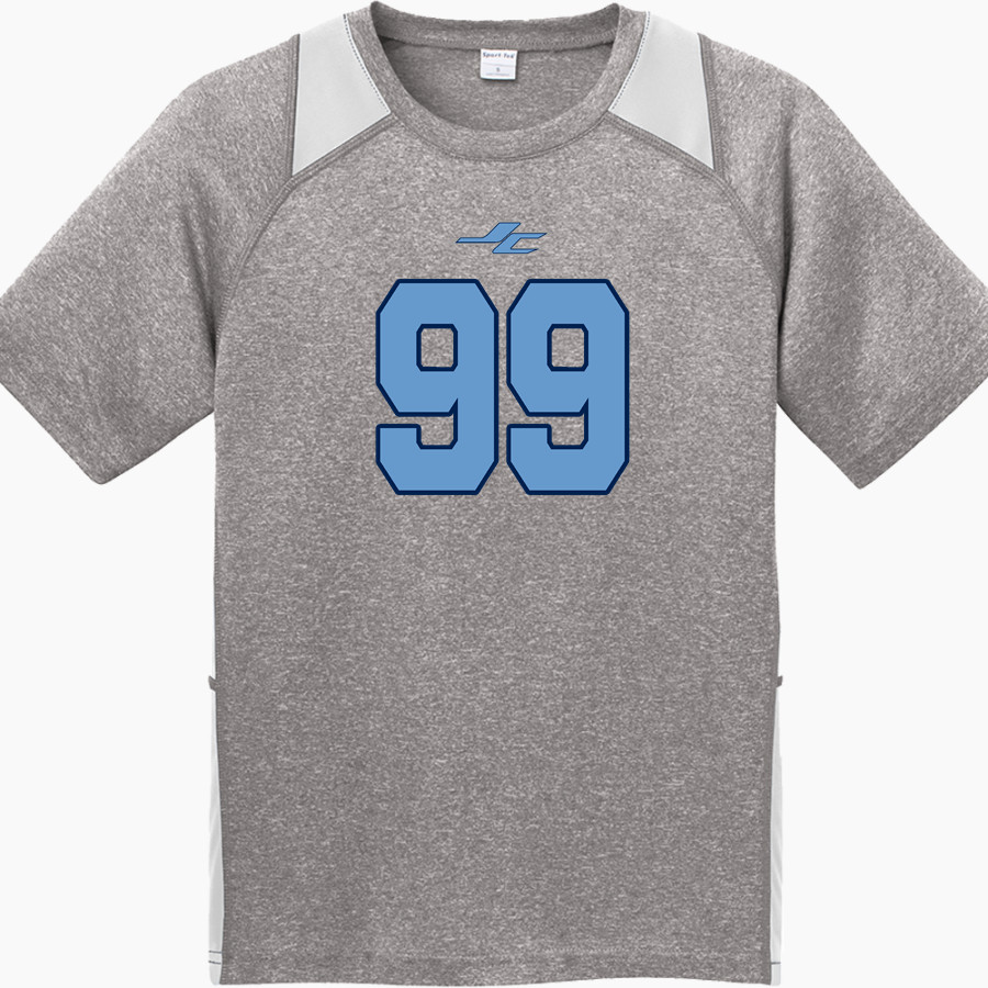 James Clemens Jets <span class="pdp-name-mascot">James Clemens Jets</span> Sport-Tek Youth Short Sleeve Colorblock Contender Tee