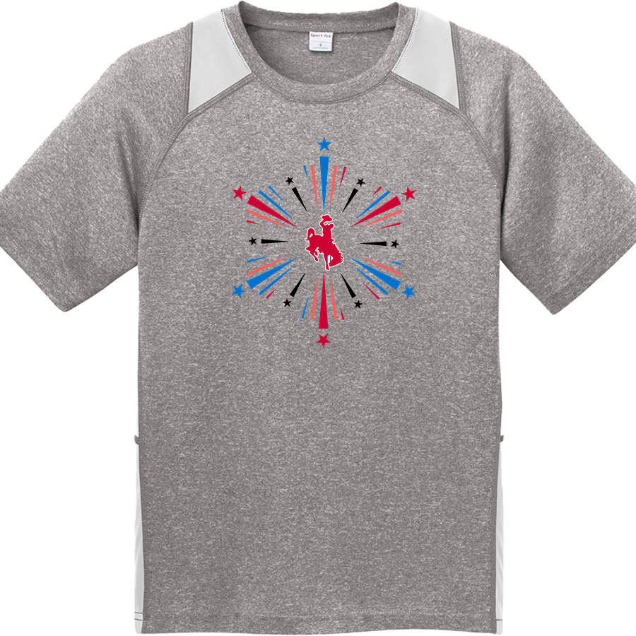 Chaney Cowboys <span class="pdp-name-mascot">Chaney Middle School Cowboys</span> Sport-Tek Youth Short Sleeve Colorblock Contender Tee
