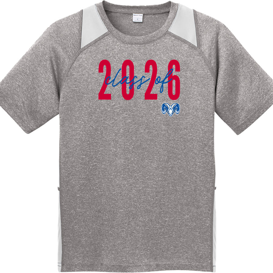 RAMSAY HIGH SCHOOL RAMS <span class="pdp-name-mascot">RAMSAY RAMS</span> Sport-Tek Youth Short Sleeve Colorblock Contender Tee