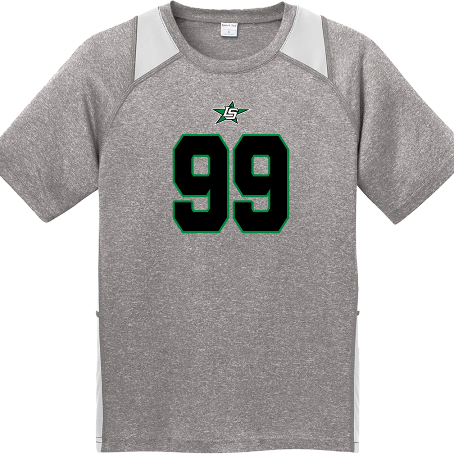 Lone Star Longhorns <span class="pdp-name-mascot">Lone Star Longhorns</span> Sport-Tek Youth Short Sleeve Colorblock Contender Tee