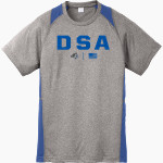 DSA BULLDOGS Sport-Tek Youth Short Sleeve Colorblock Contender Tee Front Thumbnail