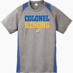 WILLIAM FLEMING HIGH SCHOOL COLONELS <span class="pdp-name-mascot">WILLIAM FLEMING COLONELS</span> Sport-Tek Youth Short Sleeve Colorblock Contender Tee Front Thumbnail