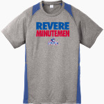 REVERE MINUTEMEN ONLINE STORE Sport-Tek Youth Short Sleeve Colorblock Contender Tee Front Thumbnail