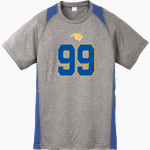 PERRYVILLE HIGH SCHOOL PANTHERS <span class="pdp-name-mascot">PERRYVILLE PANTHERS</span> Sport-Tek Youth Short Sleeve Colorblock Contender Tee Front Thumbnail