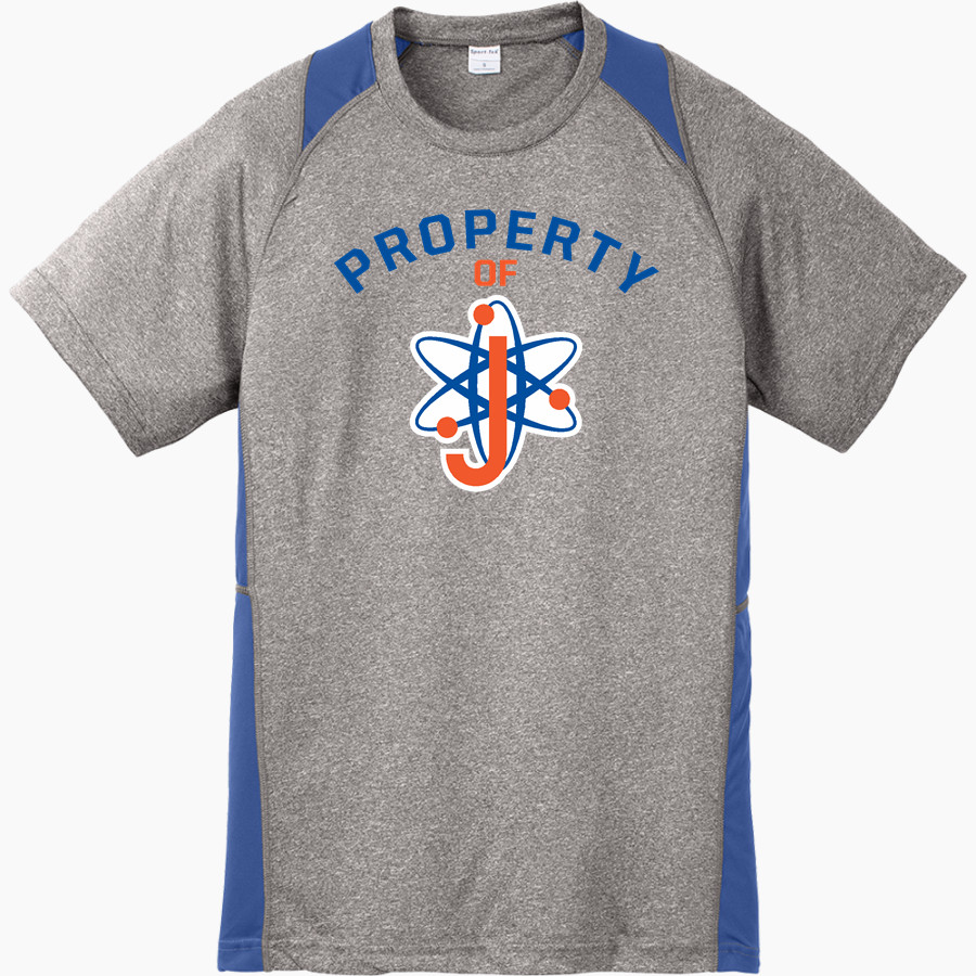 Johnson Atom Smashers <span class="pdp-name-mascot">Sol C. Johnson Atom Smashers</span> Sport-Tek Youth Short Sleeve Colorblock Contender Tee