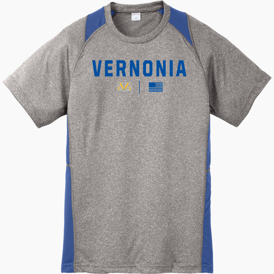 Vernonia Loggers <span class="pdp-name-mascot">Vernonia Loggers</span> Sport-Tek Youth Short Sleeve Colorblock Contender Tee