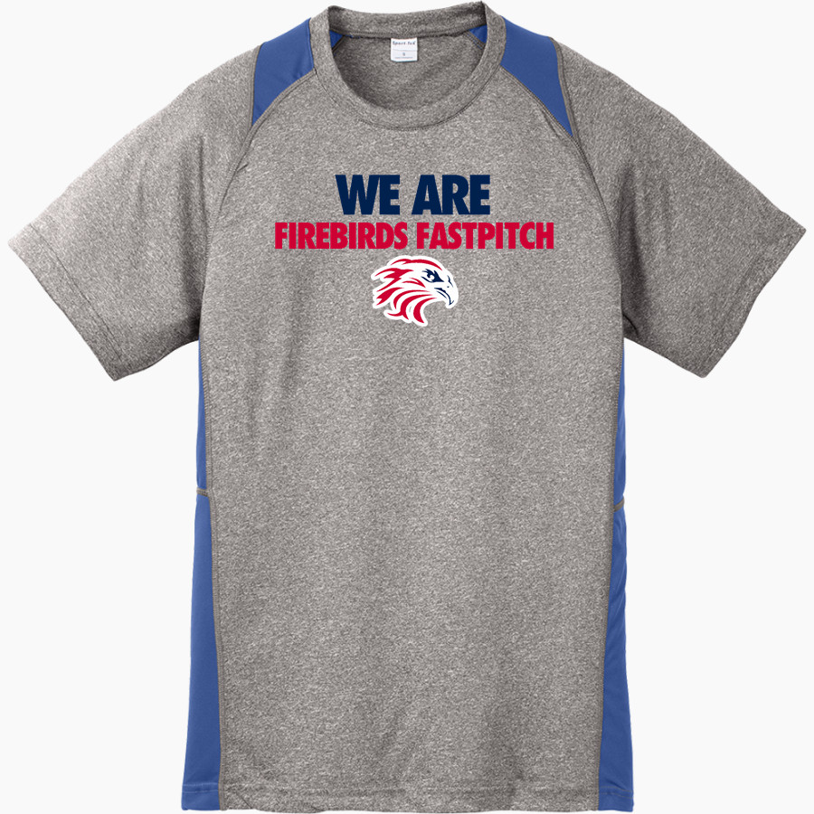 Firebirds Fastpitch The Official Online Store Sport-Tek Youth Short Sleeve Colorblock Contender Tee