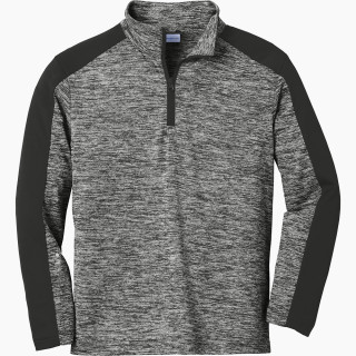 Sport-Tek Youth PosiCharge Electric Heather Colorblock 1/4-Zip Pullover